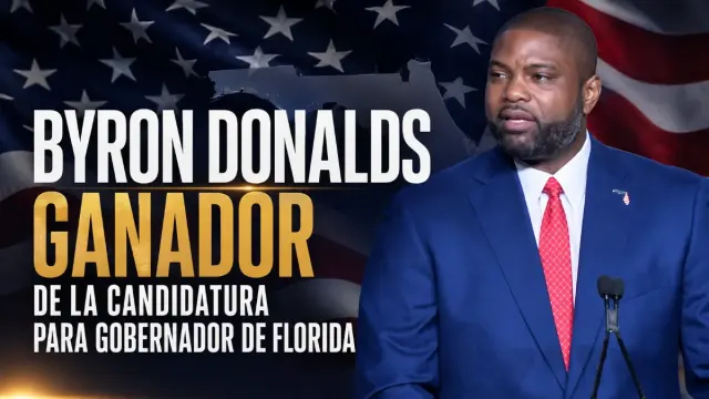 Imagen de Donalds arrasa con respaldo de Trump y va por ser el primer gobernador negro de Florida