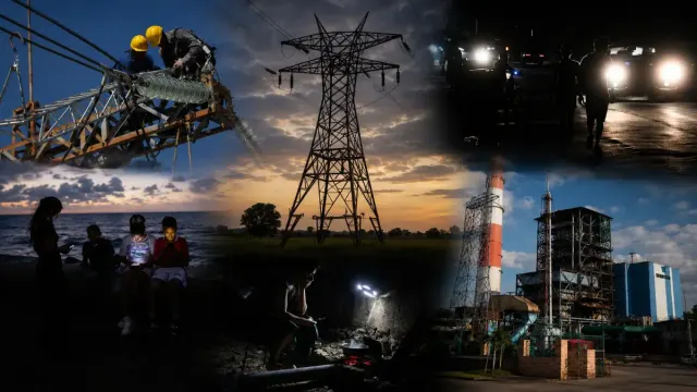 Imagen de Otra caída del sistema eléctrico deja a oscuras al occidente de Cuba durante casi siete horas