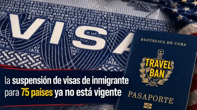 Imagen de Visas: cae la prohibición de los 75 países, pero el travel ban a Cuba sigue en pie