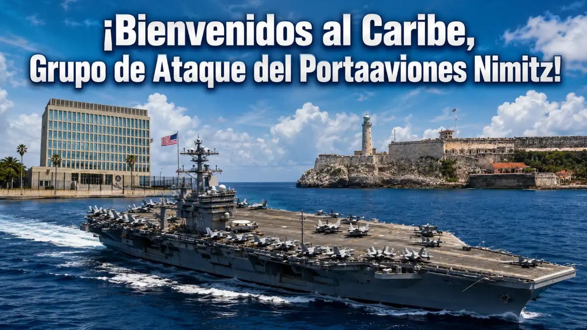 Imagen de Cuando un portaaviones habla: el mensaje de la embajada de EE UU que el régimen cubano no podrá silenciar