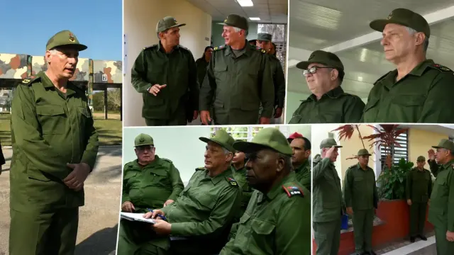 Imagen de De anunciar reformas a supervisar tanques: Díaz-Canel dedica otra jornada militar mientras Cuba se cae a pedazos
