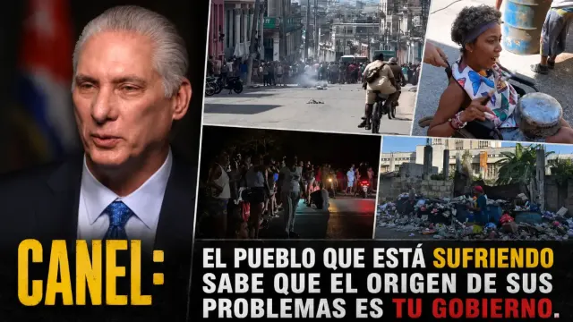 Imagen de "Tóquenle la cacerola a los vecinos del norte": así deslegitima Díaz-Canel a quien protesta