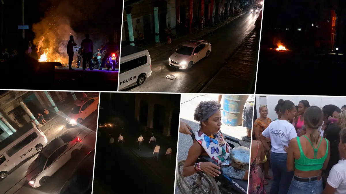 Cacerolazos en Marianao, Boyeros y Santiago: Cuba protesta y el régimen despliega la Policía