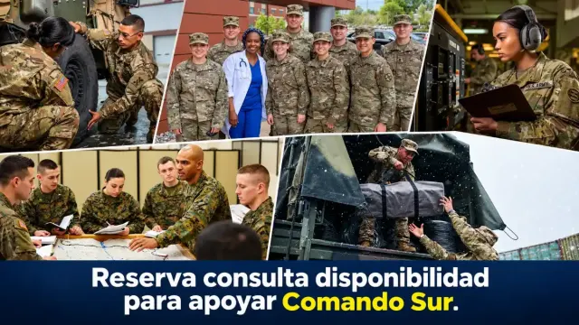 Imagen de La Reserva del Ejército sondea unidades de apoyo para el Comando Sur