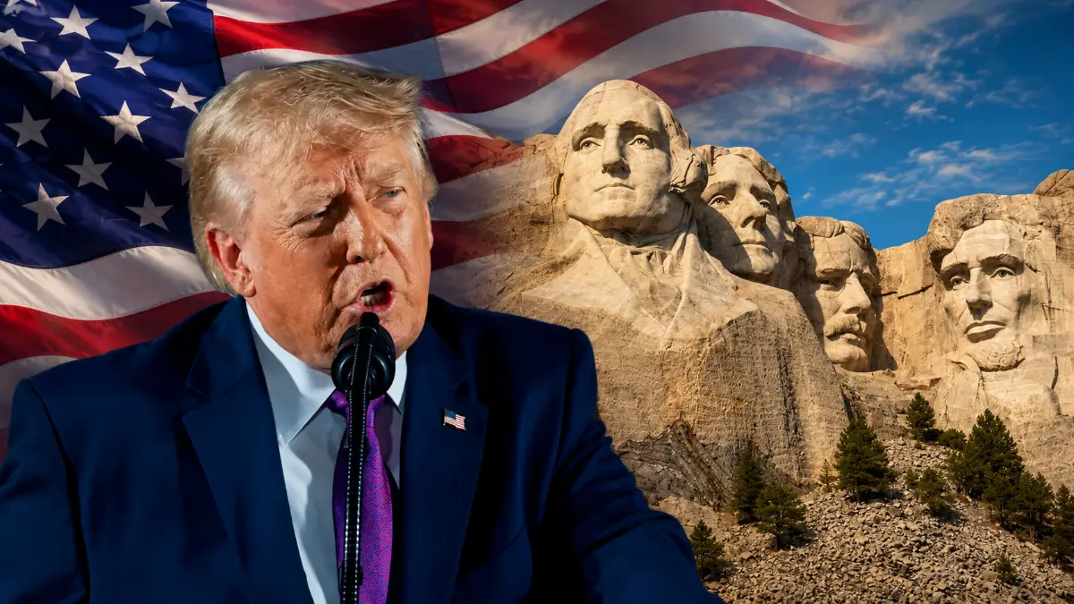 Trump alerta en Mount Rushmore de una "amenaza comunista"