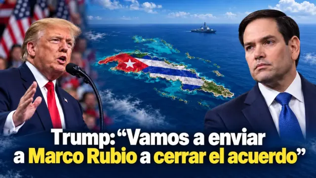 Imagen de Trump en Fort Myers: "Después de Irán nos ocuparemos de Cuba" y Rubio irá a cerrar el trato